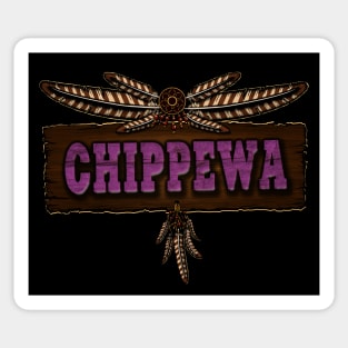 Chippewa People Old Board Sticker